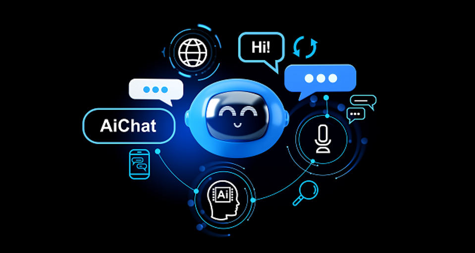 AI chatbot interface with medical technology integration