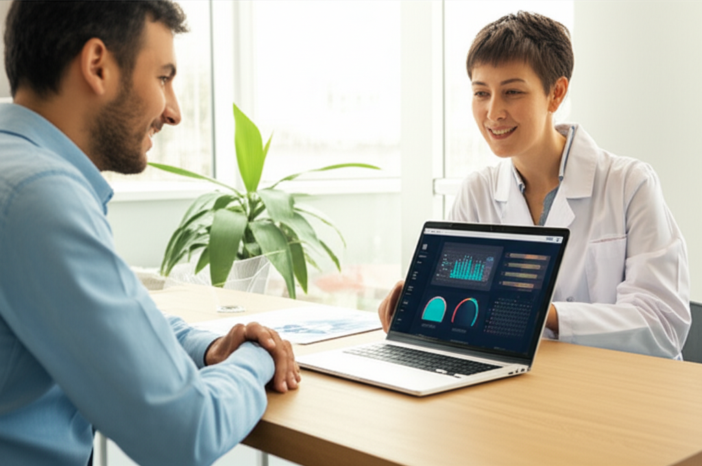 Professional healthcare consultation